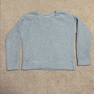 EUC TS Gray Sherpa Pullover Crewneck M